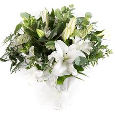 WHITE LILY HANDTIED