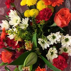 Glowing Sunset tied bunch